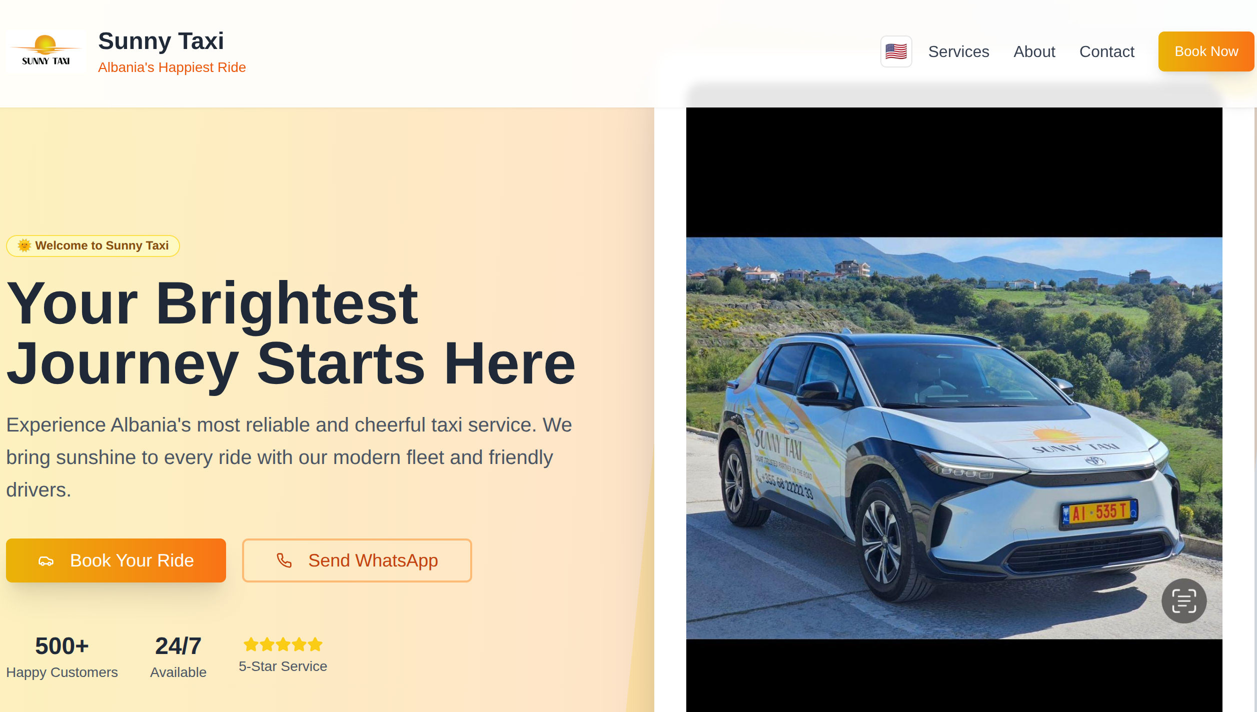 Sunny Taxi - Taxi Booking Platform
